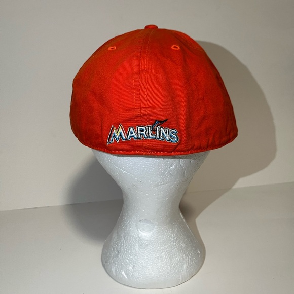 Miami Marlins 47 Brand XL Fitted Cap Hat Dad Men MLB Baseball Orange - Picture 8 of 9